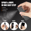 Picture of walrfid 2 Pack Car Screen Cleaner, Computer Screen Cleaner Spray and Wipe, Laptop Cleaning Mist Kit for Electronic iPad, iPhone, Phone, MacBook, TV, Monitor Display, with Graffiti Case, Grey Pink