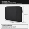 Picture of Laptop Sleeve Case for MacBook Air 13.6 inch M2 M3 A2681 A3113 2024-2022, Compatible with MacBook Pro 14 inch M4 M3 M2 M1 Pro/Max A2918 A2992 A2779 A2442 Water Resistant Computer Carry Bag-Black
