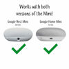 Picture of Mount Genie Pedestal for Nest Mini (2nd Gen) and Google Home Mini (1st Gen) | Improves Sound and Appearance | Cleanest Mount Holder Stand for Mini (White)
