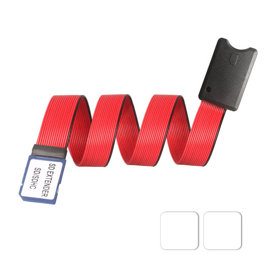 Picture of SD Memory Card Extension Cable PVC Material Car Navigation Memory Card Expansion Cable Computer SD Card Interface External Card Slot Adapter (19.6in/50cm)