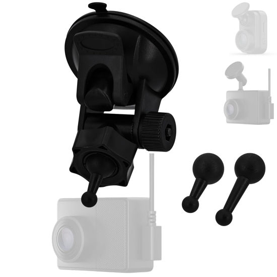 Picture of Triplinger for Garmin Dash Cam Mount 45 46 47 55 56 57 65W 66W 67W X110 X210 X310/Speak Plus Car Suction Cup Mount Holder Compatible with Garmin Dash Cam Mini/Mini 2/Min 3 Camera Windshield Mount