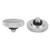 Picture of PATIKIL Camera Shutter Button, 2 Pack Soft Shutter Release Button Pure Copper Camera Button Knurled suitable for Nikon for Fujifilm for Leica DSLR/SLR Camera, Silver
