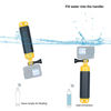 Picture of YALLSAME Floating Hand Grip Underwater Handle Mount with Detachable Tripod Stand for GoPro Hero 13 12 11 10 9 7 8 6 5 4 Max Mini Session DJI Action Camera Ideal for Diving Snorkeling Swimming Sport