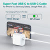 Picture of IFEART 2 Pack 3.3ft/1m USB C to USB C Cable for iPhone 16 15 Pro Max Plus, iPad Pro 13 12.9 11 inch, iPad Air 5 4, Mini 6, MacBook Air MacBook Pro Charger, Pixel 7 Pro, Type C Fast Charging Cord