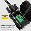 Picture of YIOVVOM DB9 Breakout Connector to Wiring Terminal RS232 D-SUB Male Serial Adapters Port Breakout Board Solder-Free Module with case(Male Serial Adapter + Nut)