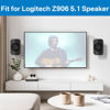 Picture of Speaker Mount for Logitech Z906 Speaker Wall Mount with Tilt and Swivel Adjustable Ceiling Mount for Logetich Z906 Speaker Mounts, Pair