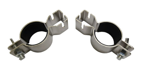 Picture of Crowd Control Center Pipe and Drape Backdrop Photobooth Wedding Party Convention Tradeshow Kit Framework ONLY (Clamps)