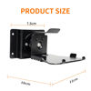 Picture of shinar Metal Wall Mount ONLY for Echo Show 5 (3rd Generation) - Swivels up to 360° / Tilts -70° / +70°,Mount Stand Compatible with Show 5 (3rd Gen)&iPhone Models with Wiremanagement (Black)