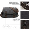 Picture of [Upgraded] Vintage Canvas Messenger Bag Large Book Laptop Shoulder Bag Women Men New
