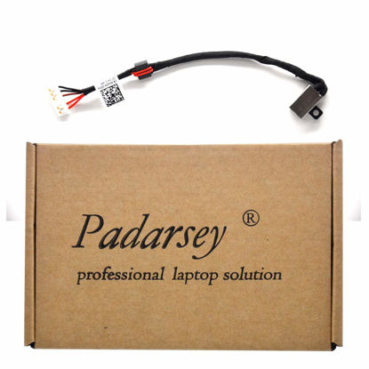 Picture of Padarsey Replacement 450.03006.0001 Power Jack Port Socket Harness Connector Charging Plug DC in Cable for Dell Inspiron 14-3451 14-i3451 3452 14-3452 14-i3452 Inspiron 15-3000 3551 3558 3552