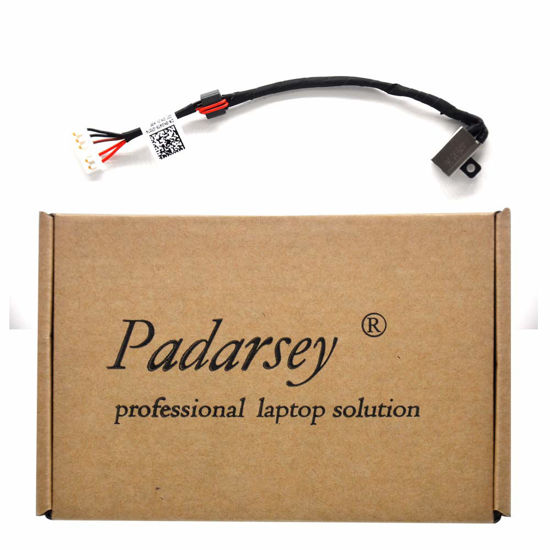 Picture of Padarsey Replacement 450.03006.0001 Power Jack Port Socket Harness Connector Charging Plug DC in Cable for Dell Inspiron 14-3451 14-i3451 3452 14-3452 14-i3452 Inspiron 15-3000 3551 3558 3552