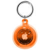 Picture of Foweroty IPX8 Waterproof Airtag Holder, Apple Airtags with Keychain, Air Tag Case for Luggage, Dog Collar, Keys, Anti-Scratch Full Body Protective Air Tags Holder（Orange）
