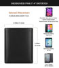 Picture of MoKo 7-8 Inch Tablet Sleeve, PU Leather Briefcase Slim Stylish Case Pouch Fit with New iPad Mini (A17 Pro) 8.3" 2024, iPad Mini 6/5/4/3/2/1, Galaxy Tab S2 8.0, Tab A 8.0, ZenPad Z8s 7.9, Black