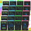 Picture of 20 Pack LCD Writing Tablet for Kids Bulk, 8.5 Inches Reusable Doodle Board, Writing Tablet for Kids, Painting Pads Education Bulk Toys Classroom Party Favors Gifts for Kids 3-8