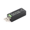 Picture of JESSINIE USB to Audio Stereo Sound Card for Raspberry Pi Adapter External Audio Converter for Raspberry Pi 3B 4B 8GB Jetson Nano B01 A02 Onboard Microphone/Speaker Playable/Record