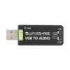 Picture of JESSINIE USB to Audio Stereo Sound Card for Raspberry Pi Adapter External Audio Converter for Raspberry Pi 3B 4B 8GB Jetson Nano B01 A02 Onboard Microphone/Speaker Playable/Record