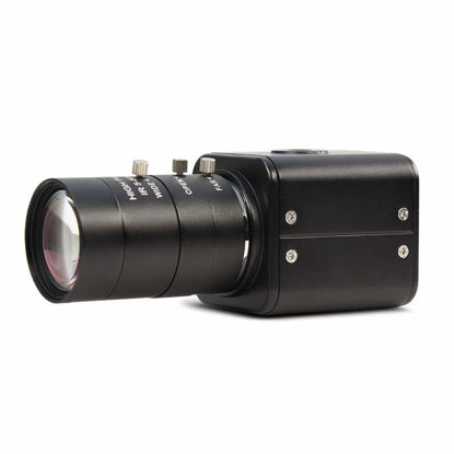 Picture of MOKOSE HDMI Camera, HD 1080P 60FPS Digital Security Camera, Industry Digital Camera with 5-50mm Telephoto Zoom Manual HD Lens.