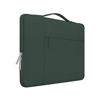 Picture of MOSISO Laptop Sleeve Compatible with MacBook Air/Pro, 13-13.3 inch Notebook, Compatible with MacBook Pro 14 inch M3 M2 M1 Chip Pro Max 2023-2021, Polyester Multifunctional Briefcase Bag,Midnight Green