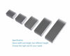Picture of Awxlumv Large Aluminum Heatsink 7.87 x 2.71x 1.41 inch / 200 x 69 x 36 mm Heat Sinks Silver Oxide Surface Cooling 27 Fin for IC Module, PC Computer, Led, PCB