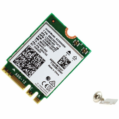 Picture of Deal4GO AX200NGW Dual-Band Wi-Fi 6 802.11AX 2.4Gbps MU-MiMO M.2 NGFF Wireless WiFi Adapter with Bluetooth 5.0 for Intel AX200 WLAN Card Module Windows 10 64-bit