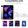 Picture of Kenke New iPad Pro 11 Inch Case 4th/3rd/2nd/1st Generation 2022/2021/2020/2018 Support 2nd Pencil Charge with Built-in Left Side Pencil Holder, Hard Frosted Back Cover & Colored Edge (Pink)