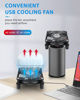 Picture of Gdstime 120mm 12cm 5 inches 5V USB Power Cooling Fan for TV Box Router Cooler
