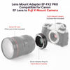 Picture of VILTROX EF-FX2 PRO 0.71x Focal Reducer Lens Mount Adapter Compatible with Canon EF Lenses to Fuji X-Mount Cameras, Lens Converter with Auto Focus, Aperture Control, EXIF Transmission, IS Stabilization