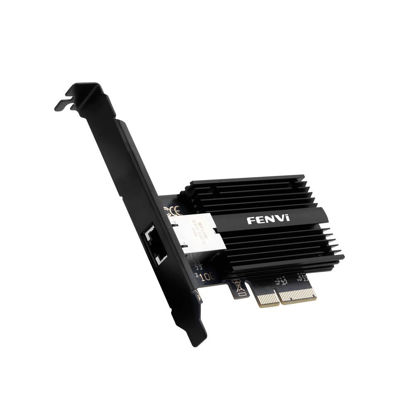 Picture of Fenvi 10GB PCIe Network Card with Single RJ45 Port NIC LAN Card Marvell AQtion AQC113C 10G Base-T Ethernet PCI-E Network Adapter Controller for Windows10/11/Linux and Windows Server 2012 Above