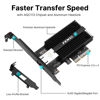 Picture of Fenvi 10GB PCIe Network Card with Single RJ45 Port NIC LAN Card Marvell AQtion AQC113C 10G Base-T Ethernet PCI-E Network Adapter Controller for Windows10/11/Linux and Windows Server 2012 Above