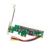 Picture of Cablecc PCI-Express PCIE PCI-E X1 X4 X8 X16 to PCI Bus Riser Card Adapter Converter with Bracket for Windows