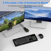 Picture of eKL USB 3.0 Switch Selector 2 Computers Sharing 1 USB Peripheral Mouse Keyboard Printer Scanner with 2 Pack USB A to B Cables