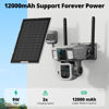 Picture of Dragon Touch 4K 4G LTE Security Camera, Wireless Outdoor Solar Home Surveillance Camera, Cellular 4G or Wi-Fi Duo-Mode, 10x Optical Zoom, AI Tracking, Pan and Tilt, SIM Card and 64GB SD Card