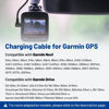 Picture of Anina 2Pcs Charging Cable for Garmin GPS 6.56 Ft Mini USB Car Charger Power Cord Compatible with Garmin Zumo and Garmin Nuvi GPS Navigators