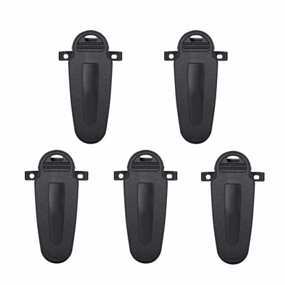 Picture of Amasu 5Pcs KBH-12 Belt Clip Compatible with NX-220 NX-320 TK-3360 TK-3173 TK-3170 TK-3160 TK-3140 TK-2360 TK-2170 TK-2160 TK-2140