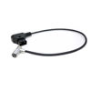 Picture of BMPCC 4K 6K Pro Power Cable, D-tap to Weipu SF6 2 Pin Female for Blackmagic Pocket Cinema Camera from Gold Mount V-Mount Battery (7.8" Right Angle)