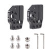 Picture of FocusFoto Pack of 2 Extension Mount Plate Holder with Cold Shoe 1/4" 3/8" Screw for DJI Ronin S/SC/RS2/RSC2/RS3 PRO/RS3 Mini/RS4 PRO Gimbal Stabilizer, Monitor, Magic Arm, Microphone, LED Video Light