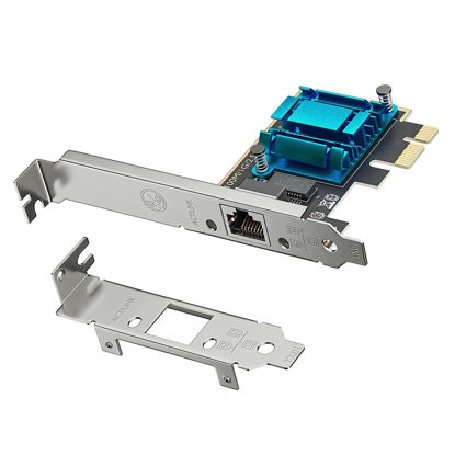Picture of 2.5GBase-T PCI Express Card 100M/1G/2.5G PCIE Network Card Gigabit Ethernet Card for PC Compatible with Windows 11/10/8/7/XP and Mac OS RJ45 Adapter