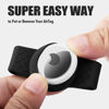 Picture of AirTag Accessory for Pop Up Stealth Card Holder Wallet - Elastic Silicone Cash Strap with AirTag Holder - Simple Attachment Make Your Wallet Trackable - Patent Pending - Apple AirTag NOT INCLUDED