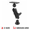 Picture of RAM MOUNTS Drill-Down Double GPS Ball Mount for Humminbird Helix 7 RAM-202-24-202U with Medium Arm