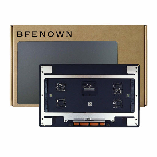 Picture of Bfenown Replacement Trackpad Touchpad Without Cable for MacBook Pro 15-Inch Touch Bar A1707 Late 2016 Mid 2017 EMC 3162 EMC 3072 821-00665-A, A1990 661-10347 (Late 2016-2019) Gray