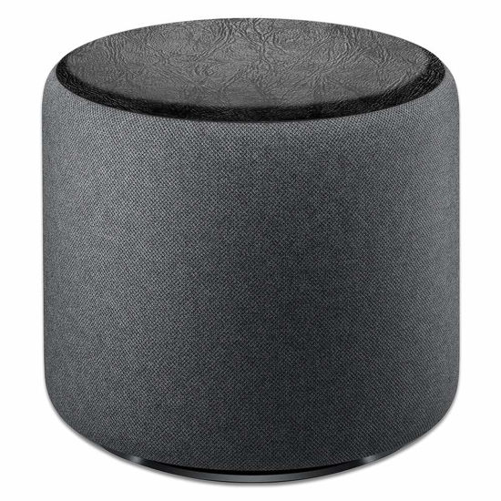 Picture of MightySkins Skin Compatible with Amazon Echo Sub - Black Leather | Protective, Durable, and Unique Vinyl Decal wrap Cover | Easy to Apply, Remove, and Change Styles | Made in The USA