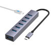Picture of USB C to USB Hub, 8 Ports USB 3.0 Adapter with 7 USB 3.0 Data Ports,USB C Splitter with USB C 5V/3A Power Port, 7.9IN/20CM Main Cable USB HUB, USB Extension for Laptop and PC