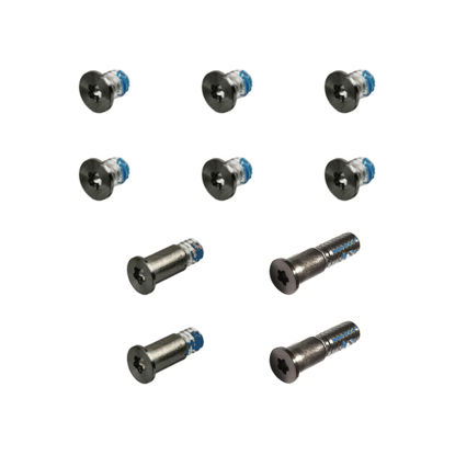 Picture of ChenGong - Space Gray Screws 10PCS 1 Set Bottom Case Screws Pentalobe P5 Replacement Compatible with MacBook Air 13" A1932 A2179 A2337 2018 2019 2020 (Space Gray)