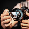 Picture of Camera Accessories 80mm 150mm Handheld Subtle Kaleidoscope Prism semicircular Glass Filter can Change The Number of Subjects (80mm Subtle Kaleidoscope)
