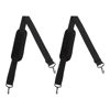 Picture of ZHSLDQ 2Pcs 63 inch Shoulder Straps, Adjustable Duffel Bag Strap, Metal Swivel Hook Duffel Bag Shoulder Strap With Comfort Shoulder Pad, For Laptop Bag, Briefcase, Shoulder Bag, Crossbody Bag (Black)