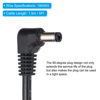 Picture of PATIKIL 5Ft 5.5mm x 2.5mm Male to Male DC Power Cable, 18AWG Wire Adapter 90 Degree Right Angle Extension Cord for LED Strip DVR Router Surveillance Camera