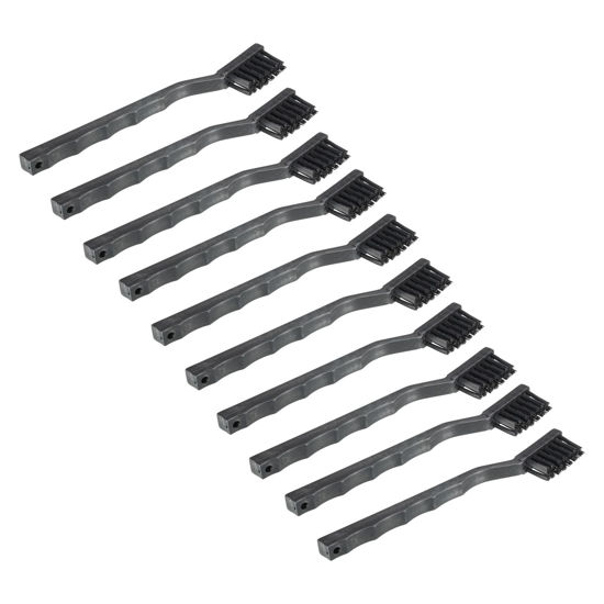 Picture of PATIKIL Anti Static ESD Brush Cleaning Keyboard Brush Nylon 10pcs for Computer Keyboard PCB Motherboards Laptop 35x180mm