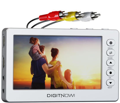 Picture of Video to Digital Converter 3.0, 5" Large Screen VHS to Digital Converter, 1080P Analog to Digital Video Converter, Video Recording from VCR, VHS, DVD, Tapes, Hi8, Camcorders, Gaming Systems
