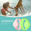 Picture of Waterproof AirTag Bracelet for Kids(2 Pack) - Soft Silicone Air tag Wristband Kids, Lightweight Airtag Watch Band GPS Tracker Holder Hidden for Child Compatible with Apple Airtag (Pink/Green)
