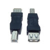 Picture of Hididi USB A to B Adapter USB 2.0 A Female to USB B Male Printer Converter Connector Plug for Printer/Scanner Extender Conenction